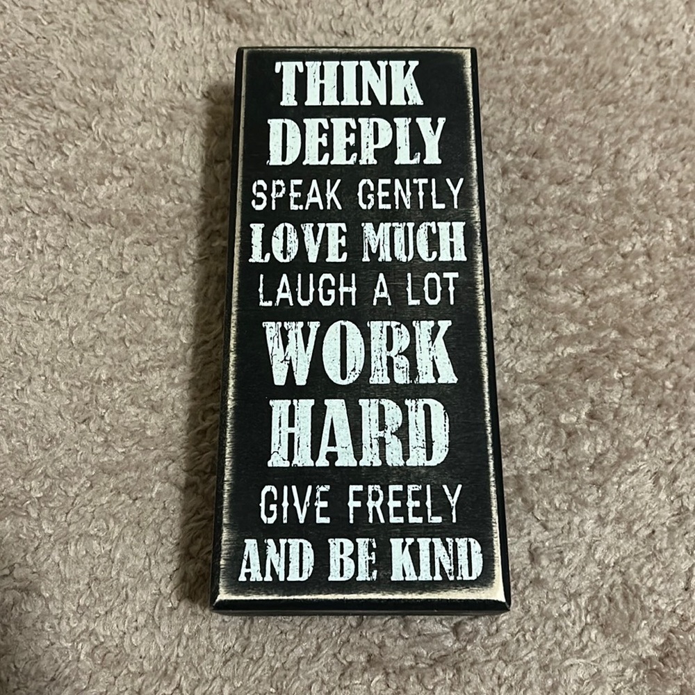 Wooden Sign